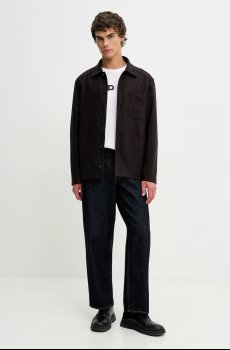 Хлопковая футболка A.P.C. T-SHIRT MANCHES COURTES TACHE BLANCHE