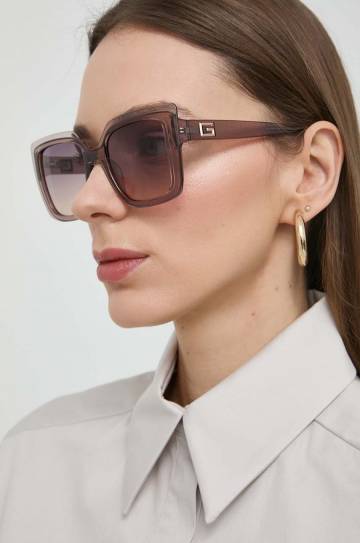 Солнцезащитные очки Guess женские цвет бежевый GU7908_5259Z Солнцезащитные очки Guess женские цвет бежевый GU7908_5259Z