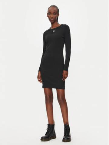 Hugo Повсякденна сукня Nemalia_1 50518385 Чорний Slim Fit Hugo Повсякденна сукня Nemalia_1 50518385 Чорний Slim Fit