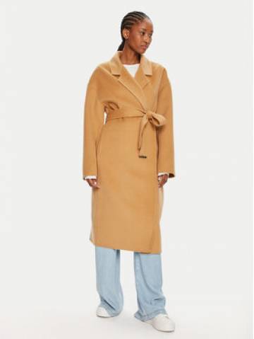 Calvin Klein Вовняне пальто K20K207089 Бежевий Oversize Calvin Klein Вовняне пальто K20K207089 Бежевий Oversize