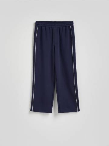 Reserved - Штани loose - темно-синій - 466EF-59X