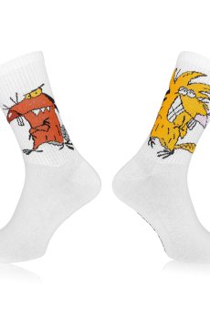 Носки женские AmiGA Злюки-бобры Соло, размер 23-25