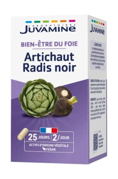 Артишок и черная редька Juvamine Здоровье печени, 50 капсул