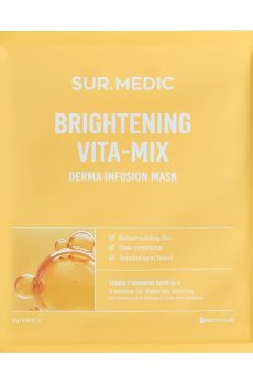 Осветляющая тканевая маска для лица Neogen Sur.Medic Brightening Vita-Mix Derma Infusion Mask, 28 г