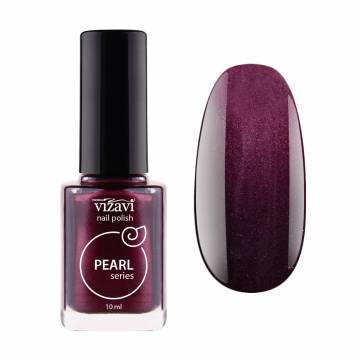 Лак для ногтей Vizavi Professional Pearl Series Nail Polish 26 Бордовый, 10 мл