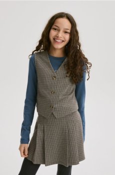 Reserved - Спідниця-шорти з віскози - різнобарвний - 453JZ-MLC