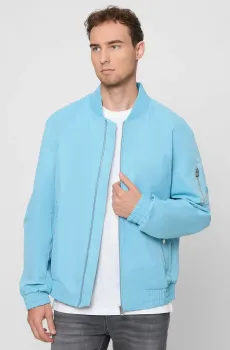 Мужской голубой бомбер Голубой 52 BOSS 50544097;453