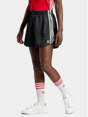 adidas Спортивні шорти Satin Sprint IU2528 Чорний Loose Fit adidas Спортивні шорти Satin Sprint IU2528 Чорний Loose Fit