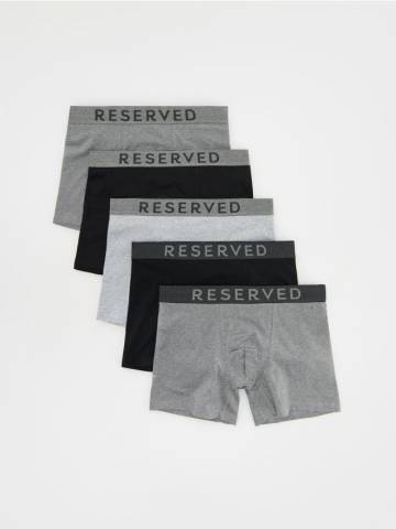 Reserved - Боксери Long, 5 штук - темно-сірий - 483BI-90X Reserved - Боксери Long, 5 штук - темно-сірий - 483BI-90X