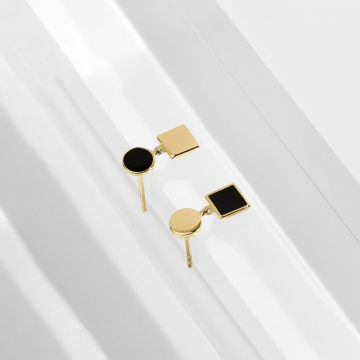 Золотые серьги Minimal ЗВС-385еж Золотые серьги Minimal ЗВС-385еж