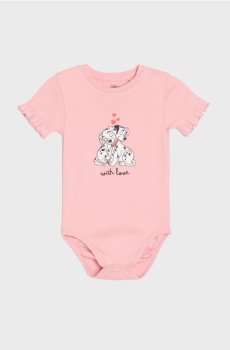 Бавовняне боді 101 Dalmatians - рожевий