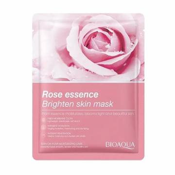 Осветляющая маска для лица Bioaqua Rose Essence Brighten Skin с эссенцией розы, 25 г Осветляющая маска для лица Bioaqua Rose Essence Brighten Skin с эссенцией розы, 25 г
