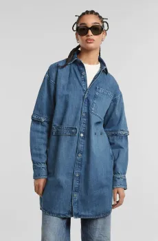 Женское синее джинсовое платье Modular Синий S G-Star RAW D25349,D301