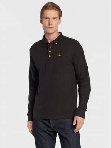 Brave Soul Поло MLT-412WASHINGTN Чорний Slim Fit Brave Soul Поло MLT-412WASHINGTN Чорний Slim Fit