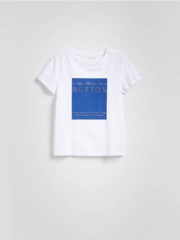 Reserved - Футболка з принтом - білий - 324DT-00X