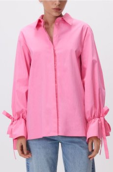 Reserved - LADIES` SHIRT - яскраво-рожевий - UZ026-42X