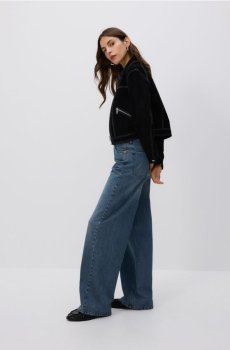 Reserved - Джинси широкого крою - синій - 527GE-50J