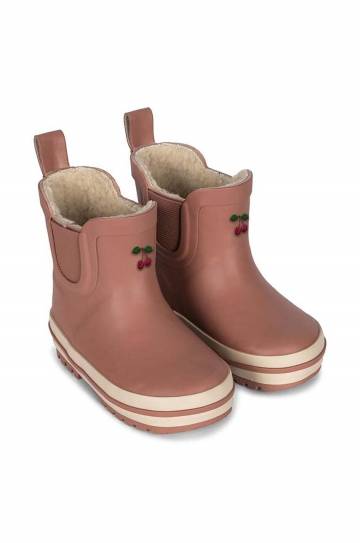 Детские резиновые сапоги Konges Sløjd ROI RAIN BOOT LOW цвет розовый KS101290 Детские резиновые сапоги Konges Sløjd ROI RAIN BOOT LOW цвет розовый KS101290