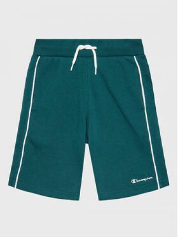 Champion Спортивні шорти Script Logo 306147 Зелений Regular Fit Champion Спортивні шорти Script Logo 306147 Зелений Regular Fit