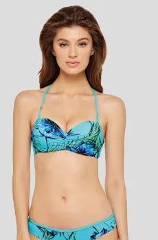 Женский голубой лиф от купальника Голубой 44B MARC&ANDRE L2008-Y-962