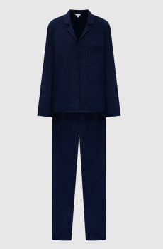 Синяя пижама с нашивкой логотипа