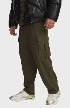Мужские оливковые спортивные брюки UA UNSTPBLE TXTR WOVEN CARGO Оливковый XXL Under Armour 6003862-308