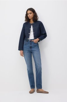 Reserved - Джинси mom fit з подовженою довжиною - темно-синій - 832IU-59J