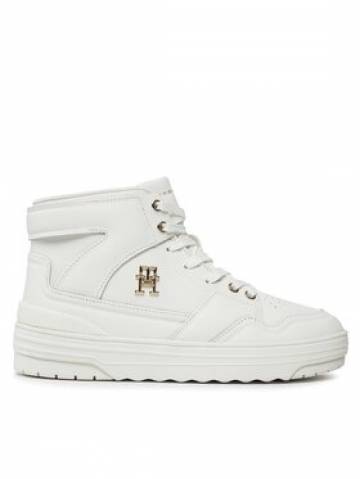 Tommy Hilfiger Снікерcи Th Basket Hi FW0FW07757 Écru Tommy Hilfiger Снікерcи Th Basket Hi FW0FW07757 Écru