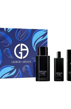 Парфюмированный набор мужской Giorgio Armani Armani Code (туалетная вода, 75 мл + дезодорант, 75 г + туалетная вода, 15 мл)