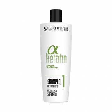 Шампунь для волос Selective Professional Alpha Keratin 1 Pre-Treatment Shampoo, 500 мл Шампунь для волос Selective Professional Alpha Keratin 1 Pre-Treatment Shampoo, 500 мл