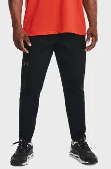 Мужские черные спортивные брюки STRETCH WOVEN UTILITY TAPERED PANT Черный S Under Armour 1352028-001