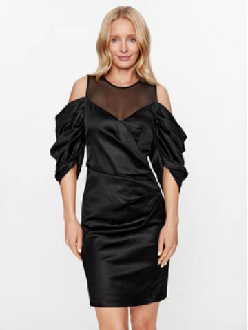 KARL LAGERFELD Коктейльна сукня 236W1312 Чорний Slim Fit KARL LAGERFELD Коктейльна сукня 236W1312 Чорний Slim Fit