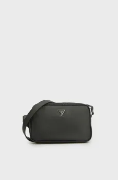 Мужская черная сумка TORINO CMERA BAG 2 ZP Черный ONESIZE Guess HMECSAP3329