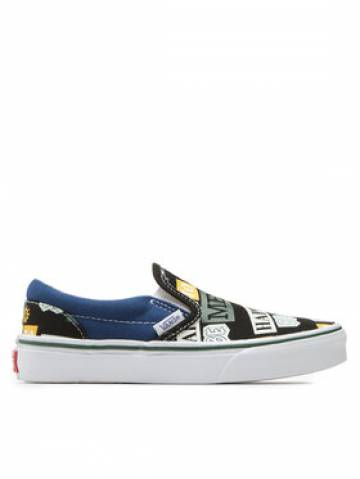 Vans Кросівки Classic Slip-On V VN0007Q1BMV1 Чорний Vans Кросівки Classic Slip-On V VN0007Q1BMV1 Чорний