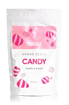 Сахарный скраб для тела Courage Candy Hands & Body Sugar Scrub Конфета, 250 г