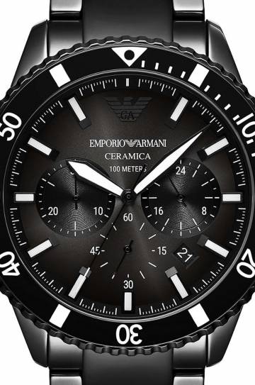 Часы Emporio Armani мужской цвет чёрный Часы Emporio Armani мужской цвет чёрный