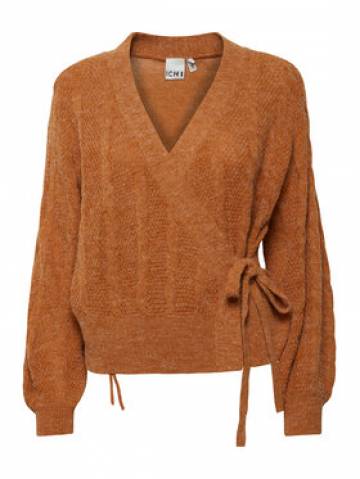 ICHI Светр 20119713 Коричневий Regular Fit ICHI Светр 20119713 Коричневий Regular Fit