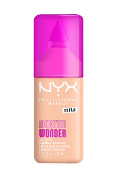 Стойкая тональная основа для лица NYX Professional Makeup Makeem Wonder Soft Matte Buildable Foundation 03 Fair, 30 мл