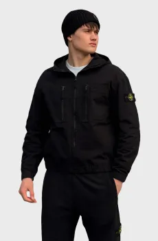 Чоловіча чорна курта  STONE ISLAND ORGANIC COTTON RIPSTOP Черный L Stone Island L2S151200011-V0029