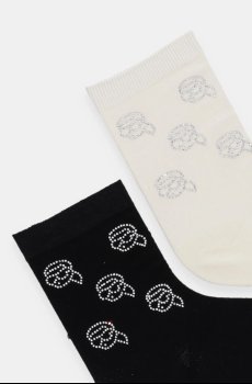 Носки Karl Lagerfeld 2 шт IKON RHINESTONE