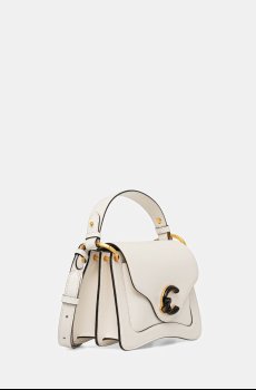 Кожаная сумочка Coccinelle C-ME CALF&MARB