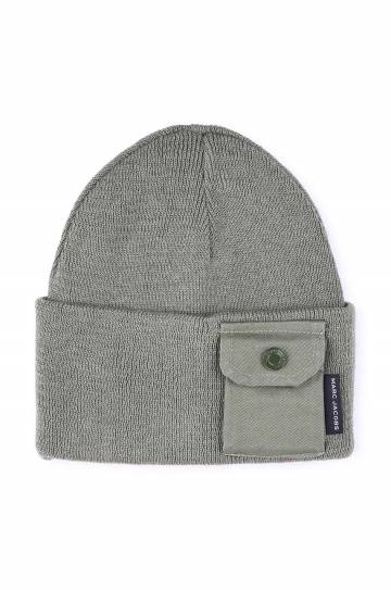 Детская шапка с примесью шерсти Marc Jacobs цвет зелёный W60349 Детская шапка с примесью шерсти Marc Jacobs цвет зелёный W60349
