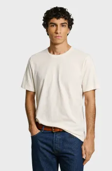 Мужская белая футболка WEST PURNEY TEE Белый S Pepe Jeans PM509760