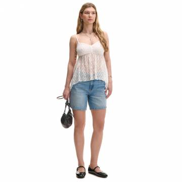 Cropp - Джинсові бермуди - синій