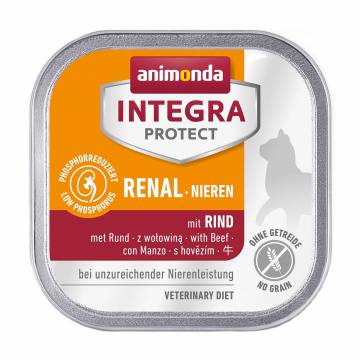 Влажный корм для кошек Animonda Integra Protect Renal Pure Turkey при болезнях почек, с индейкой, 100 г Влажный корм для кошек Animonda Integra Protect Renal Pure Turkey при болезнях почек, с индейкой, 100 г
