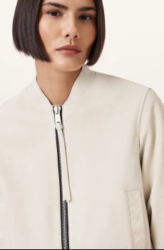 Кожаная куртка AllSaints ORTEN BOMBER JACKET
