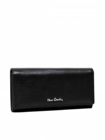 Pierre Cardin Великий жіночий гаманець 06 ITALY 100 Чорний Pierre Cardin Великий жіночий гаманець 06 ITALY 100 Чорний
