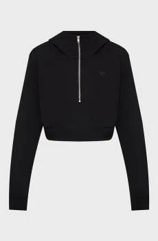 Женское черное худи PHOTH-OUT Черный S Diesel A17729 RNSEC