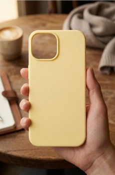 Чохол для iPhone 15 - світло-жовтий