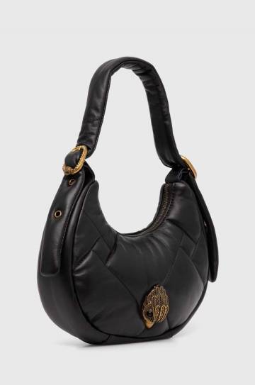 Кожаная сумочка Kurt Geiger London KENSINGTON PUFF SM HOBO цвет чёрный 2711400109 Кожаная сумочка Kurt Geiger London KENSINGTON PUFF SM HOBO цвет чёрный 2711400109
